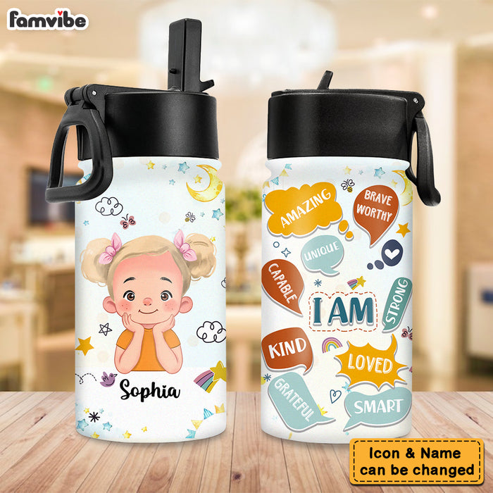 Personalized Gift For Kid God Says You Are Kids Water Bottle 32542 1