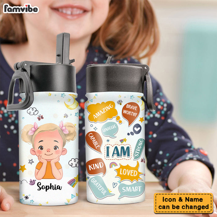 Personalized Gift For Kid God Says You Are Kids Water Bottle 32542 1
