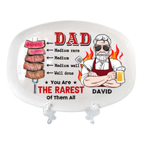 Personalized Gift For Dad You Are The Rarest Plate 32543 thumb 1