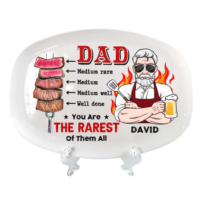 Personalized Gift For Dad You Are The Rarest Plate 32543 1