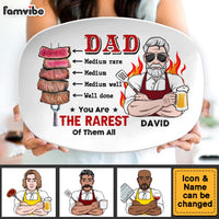 Personalized Gift For Dad You Are The Rarest Plate 32543 thumb 1