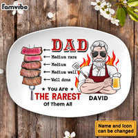 Personalized Gift For Dad You Are The Rarest Plate 32543 thumb 1