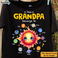 Personalized Gift For Grandpa Belongs To Planet Space Shirt - Hoodie - Sweatshirt 32546 thumb 1