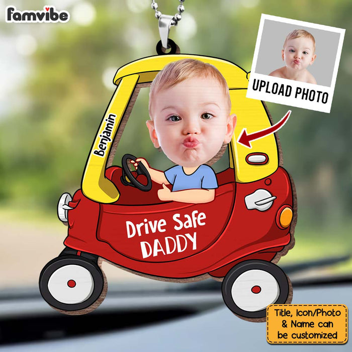 Personalized Gift for Dad Drive Safe Ornament 32548 1