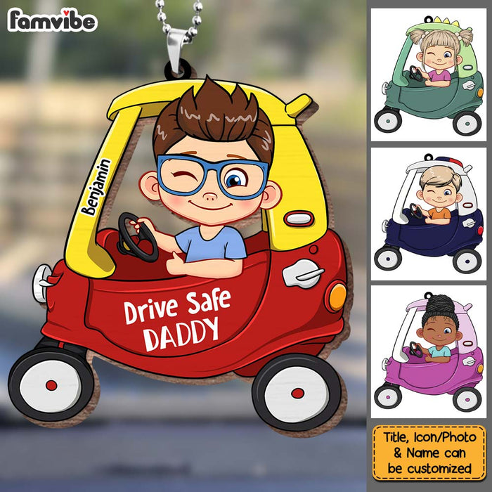 Personalized Gift for Dad Drive Safe Ornament 32548 1