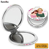 Personalized Gift For Mom A Reflection Of You Circle Compact Mirror 32549 1