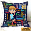 Gift For Grandson I Am Kind Word Art Pillow 32554 1