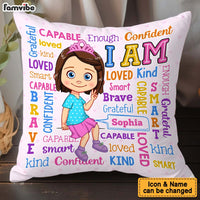 Gift For Grandson I Am Kind Word Art Pillow 32554 thumb 1