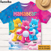 Personalized Gift For Mom Grandma Bear Colorful All-over Print T-shirt 32562 1