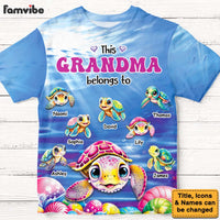 Personalized Gift For Grandma This Grandma Belongs To All-over Print T-shirt 32563 thumb 1