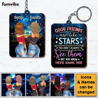 Personalized Gift For Friends Sisters Are Like Star Wood Keychain 32568 thumb 1