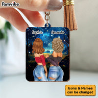 Personalized Gift For Friends Sisters Are Like Star Wood Keychain 32568 thumb 1