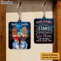 Personalized Gift For Friends Sisters Are Like Star Wood Keychain 32568 thumb 1