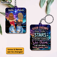 Personalized Gift For Friends Sisters Are Like Star Wood Keychain 32568 thumb 1
