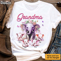 Personalized Gift For Grandma Elephants Shirt - Hoodie - Sweatshirt 32572 thumb 1