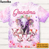 Personalized Gift For Grandma Elephants All-over Print T-shirt 32575 1