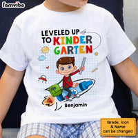 Personalized Gift For Grandson Leveled Up To Kid T Shirt - Kid Hoodie - Kid Sweatshirt 32578 thumb 1
