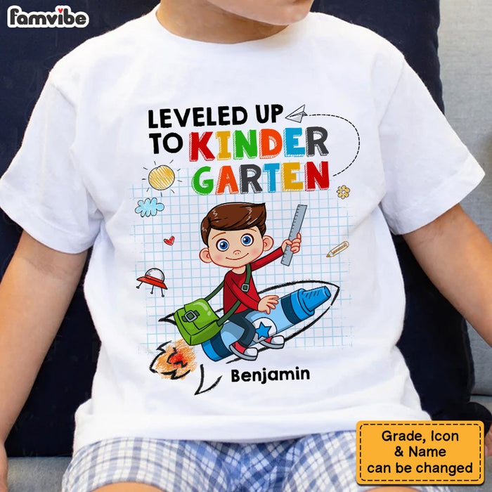 Personalized Gift For Grandson Leveled Up To Kid T Shirt - Kid Hoodie - Kid Sweatshirt 32578 1