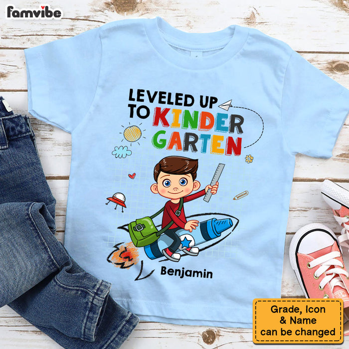 Personalized Gift For Grandson Leveled Up To Kid T Shirt - Kid Hoodie - Kid Sweatshirt 32578 1