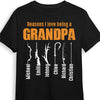 Personalized Gift for Grandpa Hunting Fishing Reasons to Love Shirt - Hoodie - Sweatshirt 32580 1