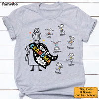 Personalized Gift For Super Grandma Shirt - Hoodie - Sweatshirt 32583 thumb 1