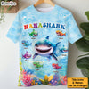 Personalized Gift For Grandma Shark All-over Print T-shirt 32587 1