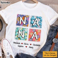 Personalized Gift For Grandma Floral Name 3D Inflated Print Shirt - Hoodie - Sweatshirt 32588 thumb 1