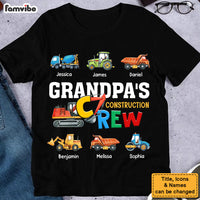 Personalized Gift for Grandpa Construction Crew Shirt - Hoodie - Sweatshirt 32592 thumb 1