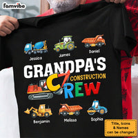Personalized Gift for Grandpa Construction Crew Shirt - Hoodie - Sweatshirt 32592 thumb 1