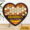 Personalized Gift For Grandma Reasons to Bee Happy 2 Layered Separate Wooden Plaque 32595 1