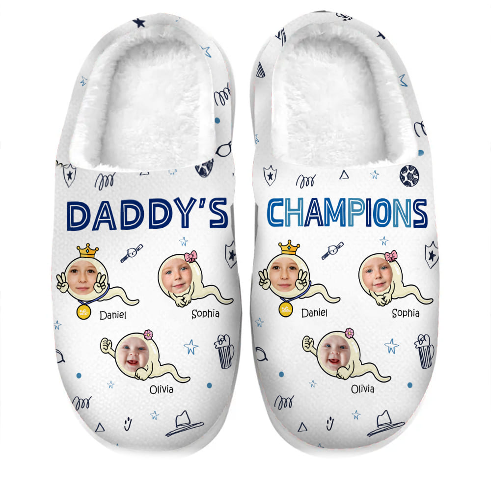 Personalized Gift For Dad Funny Slippers 32601 Primary Mockup