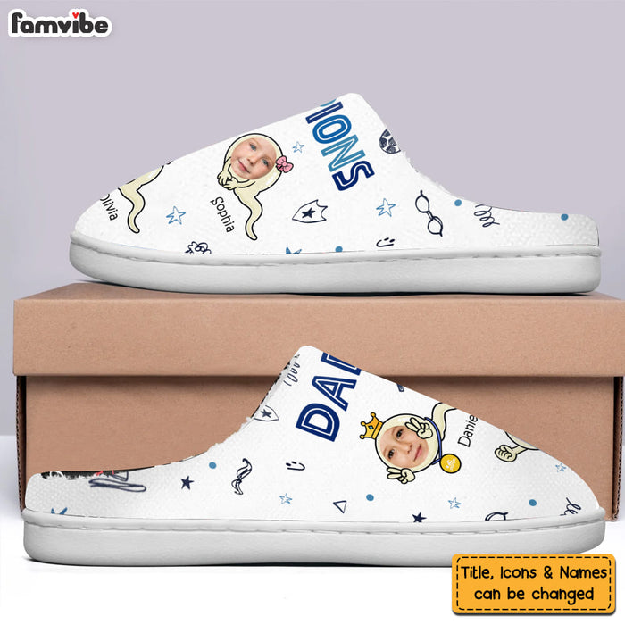 Personalized Gift For Dad Funny Slippers 32601 1