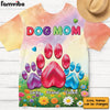 Personalized Gift For Dog Mom Big Paw All-over Print T-shirt 32605 1
