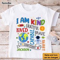 Personalized Gift For Grandson I Am Kind Kid T Shirt - Kid Hoodie - Kid Sweatshirt 32606 thumb 1