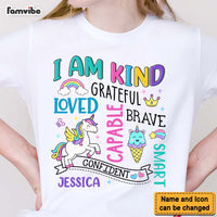 Personalized Gift For Grandson I Am Kind Kid T Shirt - Kid Hoodie - Kid Sweatshirt 32606 thumb 1