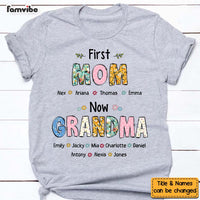 Personalized Gift For First Mom Now Grandma Shirt - Hoodie - Sweatshirt 32607 thumb 1