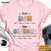 Personalized Gift For First Mom Now Grandma Shirt - Hoodie - Sweatshirt 32607 thumb 1