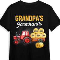 Gift For Grandpa Grandpa's Farmhands Shirt - Hoodie - Sweatshirt 32608 thumb 1