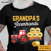 Gift For Grandpa Grandpa's Farmhands Shirt - Hoodie - Sweatshirt 32608 thumb 1