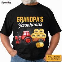 Gift For Grandpa Grandpa's Farmhands Shirt - Hoodie - Sweatshirt 32608 thumb 1