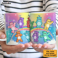 Personalized Gift For Grandma Colorful Bear Mug 32610 thumb 1