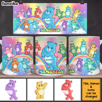 Personalized Gift For Grandma Colorful Bear Mug 32610 thumb 1