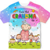 Personalized Gift For Grandma Belongs To All-over Print T-shirt 32611 1