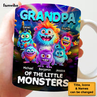 Personalized Gift For Grandpa Of The Little Monsters Mug 32618 thumb 1