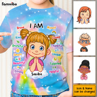 Personalized Gift For Granddaughter I Am Kind All-over Print Kids Shirt 32625 thumb 1