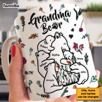 Personalized Gift For Grandma Bear 3d Inflated Print Mug 32627 thumb 1