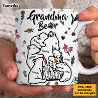 Personalized Gift For Grandma Bear 3d Inflated Print Mug 32627 thumb 1