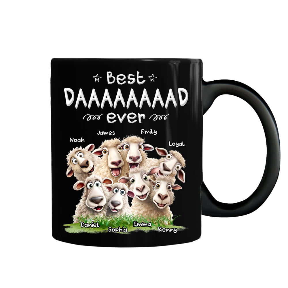 Personalized Gift For Dad Best Daaaaaad Ever Mug 32631 Primary Mockup