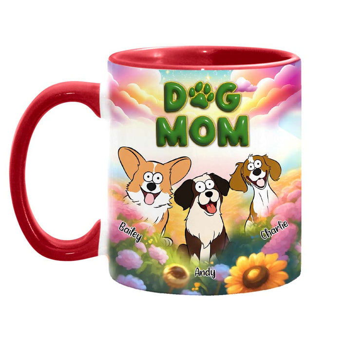 Personalized Gift For Dog Lovers Dog Mom Colorful Mug 32633 1
