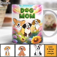 Personalized Gift For Dog Lovers Dog Mom Colorful Mug 32633 thumb 1